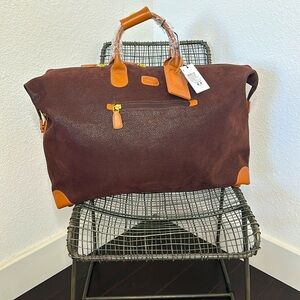 [Bric’s] RARE - Brown & Tobacco Life Duffel Bag Holdall - Large